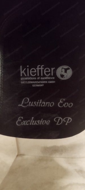 Kieffer Dressursattel Lusitano EVO Exklusive DP 8 Monate alt  Bild 6