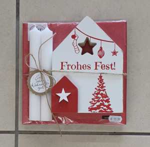 Frohes Fest, kleines Mitbringsel, einfach zum Weiterschenken 