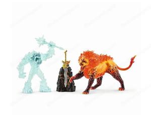 Schleich Set Frostmonster vs. Feuerlöwe 42455