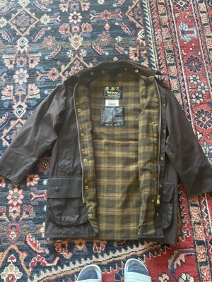 Barbourjacke braun Bild 5