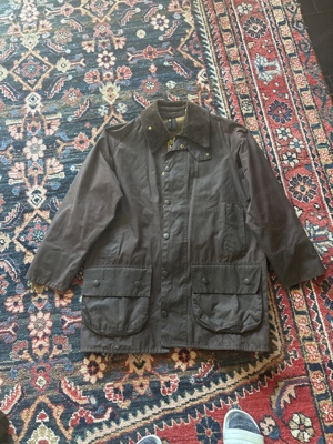 Barbourjacke braun Bild 3