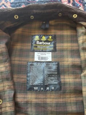 Barbourjacke braun Bild 4