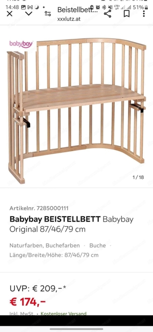 Beistellbett Baby  Bild 2