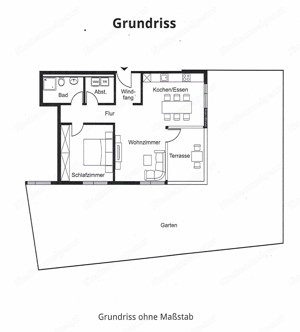 2 Zimmer-Wohnung mit großem Garten in 6933 Doren