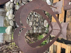Deko aus rostigen Metall Unikate Bild 4