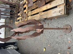 Deko aus rostigen Metall Unikate Bild 2