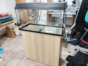 120l Aquarium mit Unterschrank