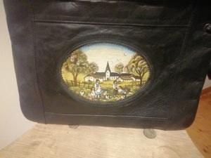 Ledertasche passend zu Trachten