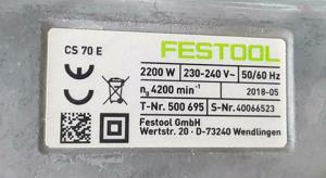 Festool CS 70 Precisio SET Tischzugsäge  Bild 3