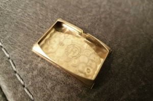 A. Lange & Söhne, antike Glashütteuhr in 0,585 Gold aus 1939 Bild 2