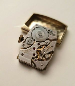 A. Lange & Söhne, antike Glashütteuhr in 0,585 Gold aus 1939 Bild 4