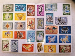 Pokémon Figuren, Pokébälle, Sticker Bild 6