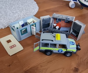 Playmobil Bergrettung, Container, Gefängnis