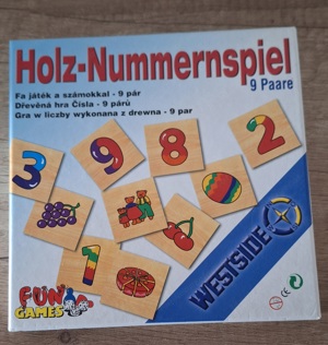 Holz Nummernspiel