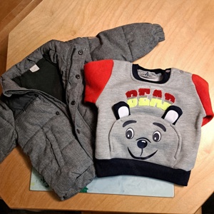 Kinderjacke +Pullover Gr.86 