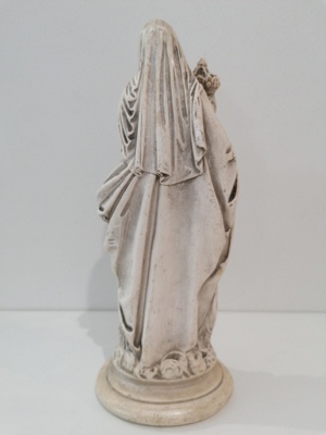 Skulptur, Figur, Mutter mit Jesuskind, Höhe 32 cm Bild 5