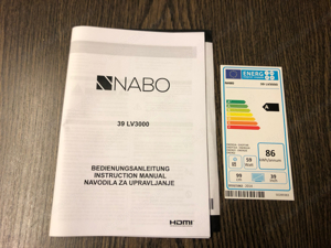 Nabo Fernseher 39 LV3000 mit Zubehör Bild 5