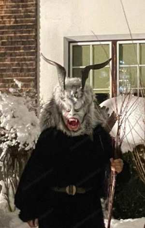 Krampusmaske Perchtenmaske Bild 3