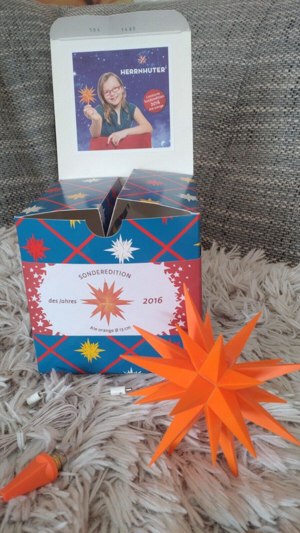 Herrnhuter Stern Sonderedition 2016 A1e orange 13 cm