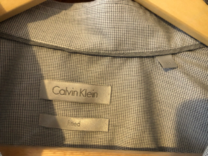 Calvin Klein Herren Hemd Gr. 38 fitted Bild 3