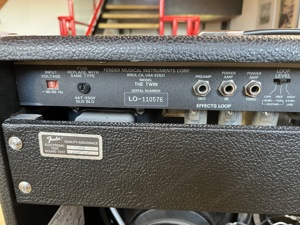 Fender Verstärker 50W Twin Reverb red knobs Bild 7