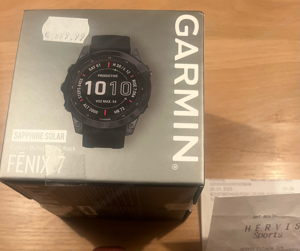 Garmin Fenix 7 Sapphire Solar GPS Uhr