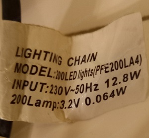 LED-Lichterkette blau Bild 2