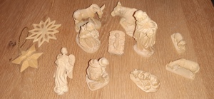 Krippenfiguren aus Holz