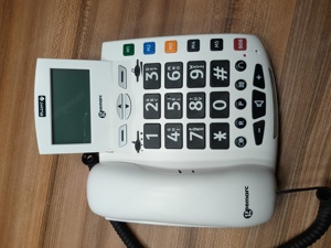 Hausnotruf Seniorennotruf Eldat Festnetz Notruftelefon mit Notrufknopf und Funkempfänger  Bild 3