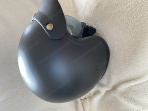 Helm für Vespa, Roller und vieles mehr in Gr. M (57-58) in schwarz Bild 4