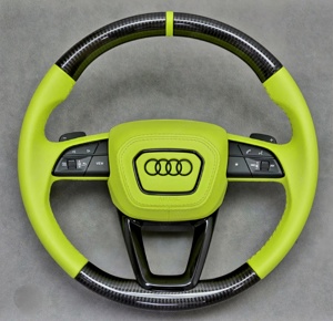 Alle Modelle Audi Led Carbon Alcantara Lenkrad RS3 RS4 RS5 RS6 RS7 S8 Q7 Q8 S Line A4 A5 A6 A7 A8 Q5 Bild 8