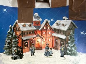 Weihnachten Baum Dorf Christbaumständer Bild 3