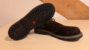 Trachten Herren Schuh Samt Braun Gr 41 Bild 3