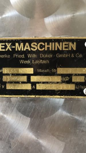 45 Liter Rex Dücker Kutter Cutter Fleischkutter Wurstkutter Bild 10
