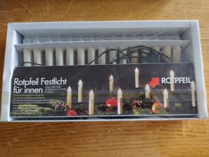 Rotpfeil Lichterkette