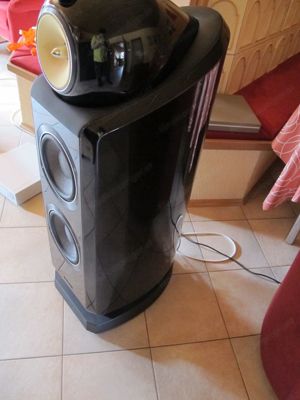 B&W Bowers&Wilkins 802 D2 High End Standlautsprecher in Hochglanz schwarz 