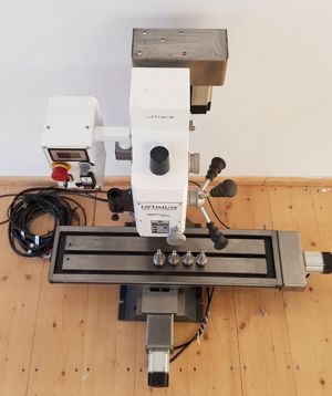 CNC-Fräse Optimum BF20L Vario mit Servomotoren und SK20 Werkzeugwechsler Bild 5