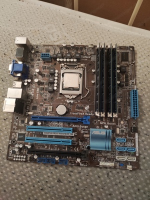 Mainboard 16GB PC3 mit CPU I3 2100