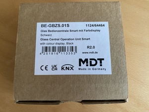 MDT BE-GBZS.01S KNX-Glasbedienzentrale Schwarz Bild 2