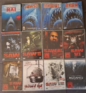 100 DVD,s Sammlung Horror-Fantasy-Action