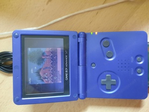 Gameboy Nintendo Advance blau