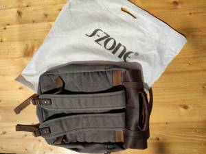 Rucksack Tasche echtes Leder S-Zone Bild 3