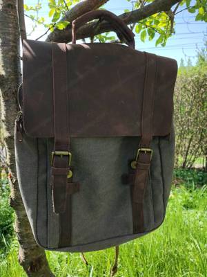 Rucksack Tasche echtes Leder S-Zone Bild 4