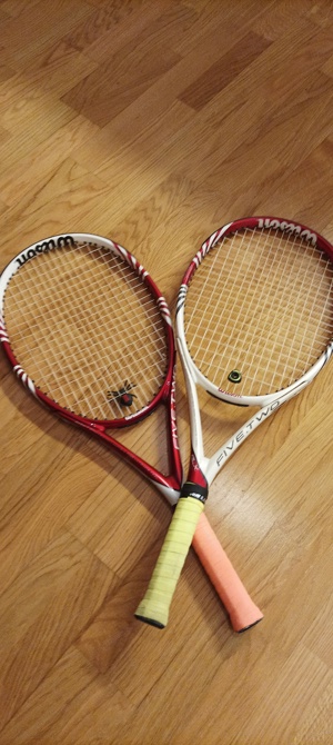 2x Wilson Five Two Tennisschläger . Griff L2 Bild 3