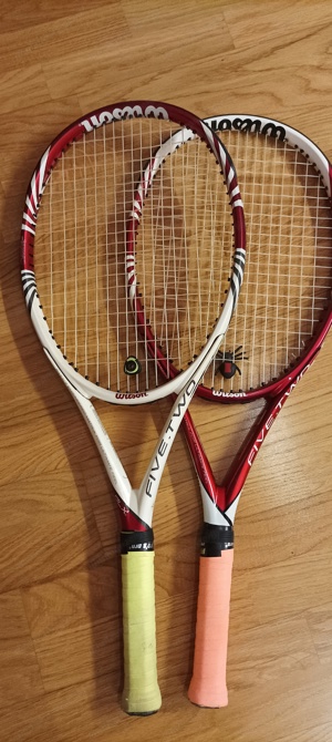 2x Wilson Five Two Tennisschläger . Griff L2 Bild 2