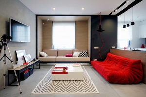 Luxus-Apartment (1 Zimmer) mit Balkon