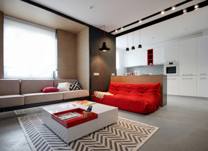 Luxus-Apartment (1 Zimmer) mit Balkon Bild 2