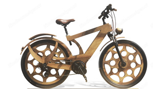 Fahrrad e- bike Holz