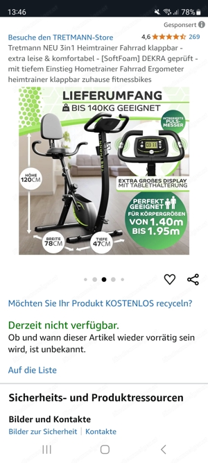 Heimtrainer von Tretmann