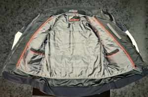 Motorradjacke Büse Grado Textil, Herren, Größe 52 L, schwarz hellgrau Bild 4